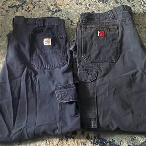 Carhartt and wrangler cargos bundle ( both come together )